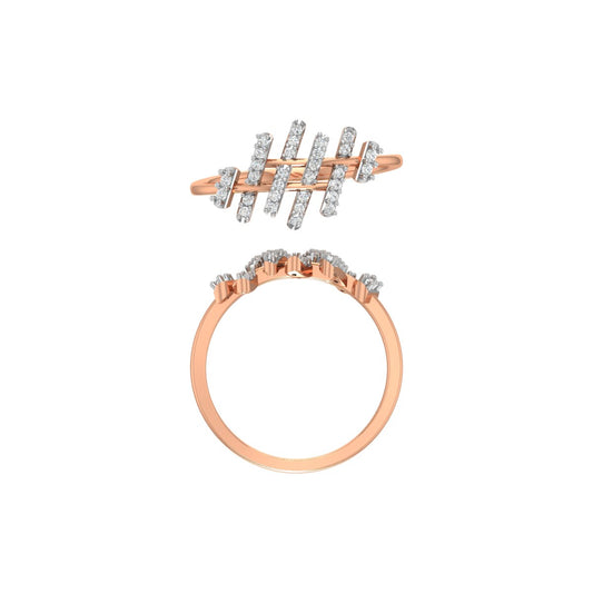 Sterling Diamond Ring