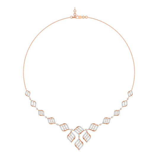 Prismatic Diamond Necklace