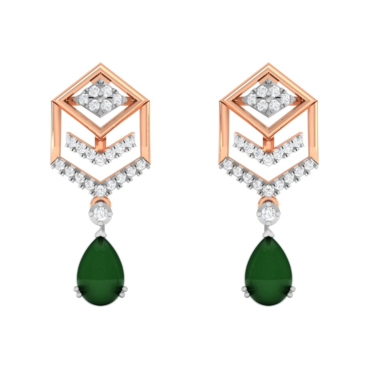Classic Dazzling Diamond Earring